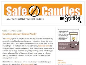 Scentsy's Safe Candles Corporate Blog